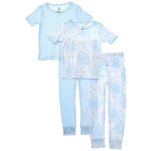 Tutu Couture Girls  En Pointe 4Pc Pajama Set, Blue
